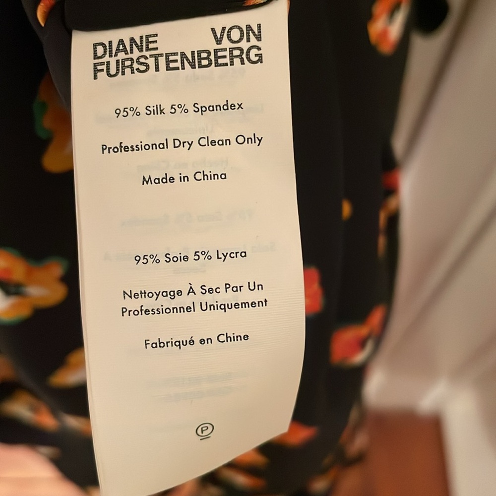 Dvf Silk Floral Wrap Midi Dress - image 8